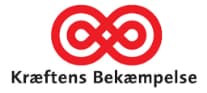 Logo for "kræftens bekæmpelse"